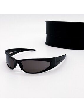 NEW BALENCIAGA BB0290S 001 SUNGLASSES BLACK UNISEX EYEWEAR BALENCIAGA